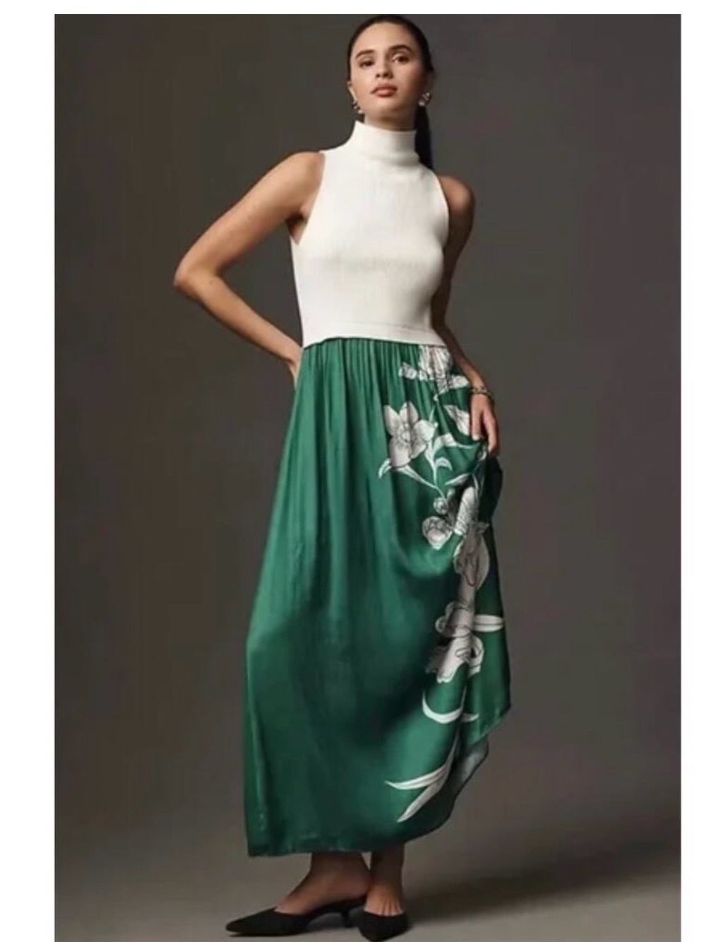 Anthropologie NWT Thea Twofer Maxi dress